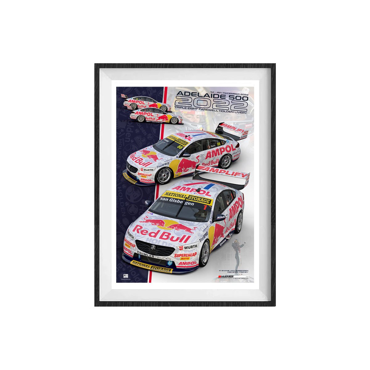 2022 888 Adelaide 500 Unframed Print