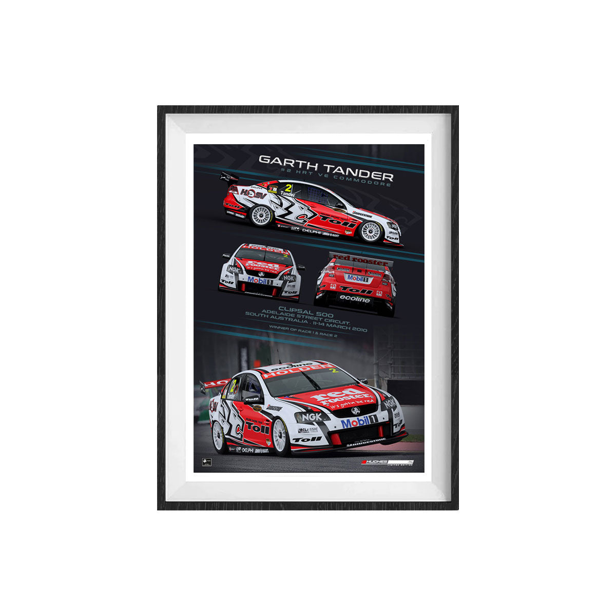 2010 HRT Tander Clipsal 500 Unframed Print