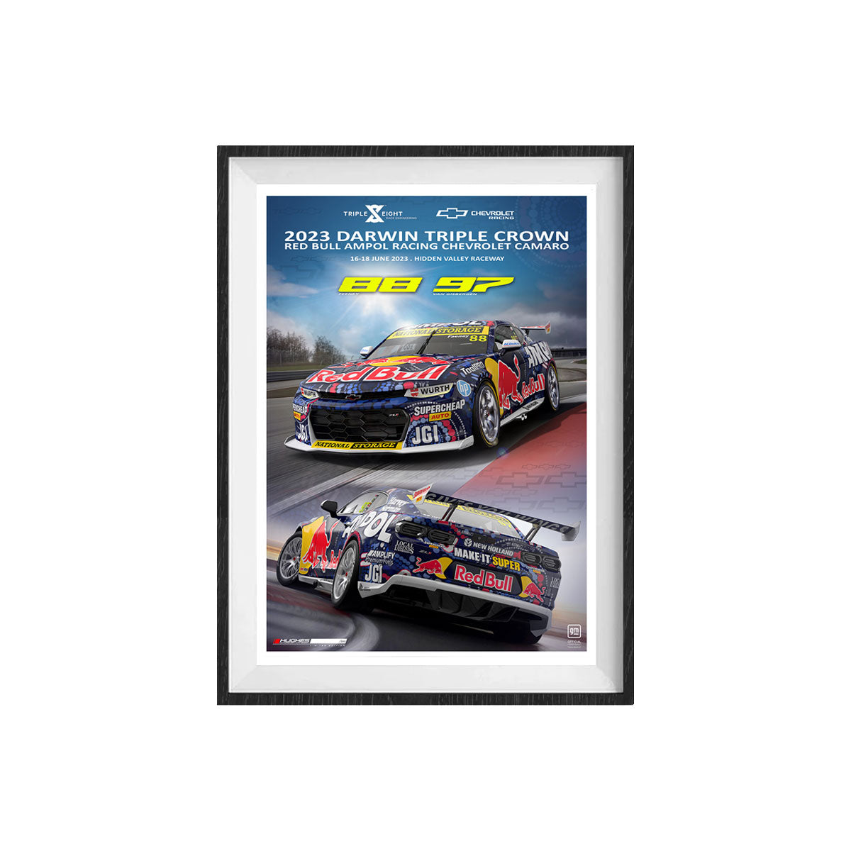 2023 RBAR Darwin Indigenous Livery Unframed Print