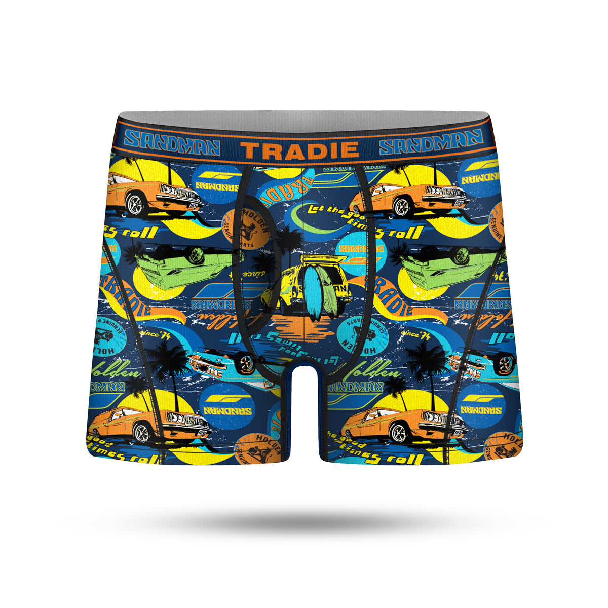 Tradie Mens Bamboo No Chafe Long Leg Trunk
