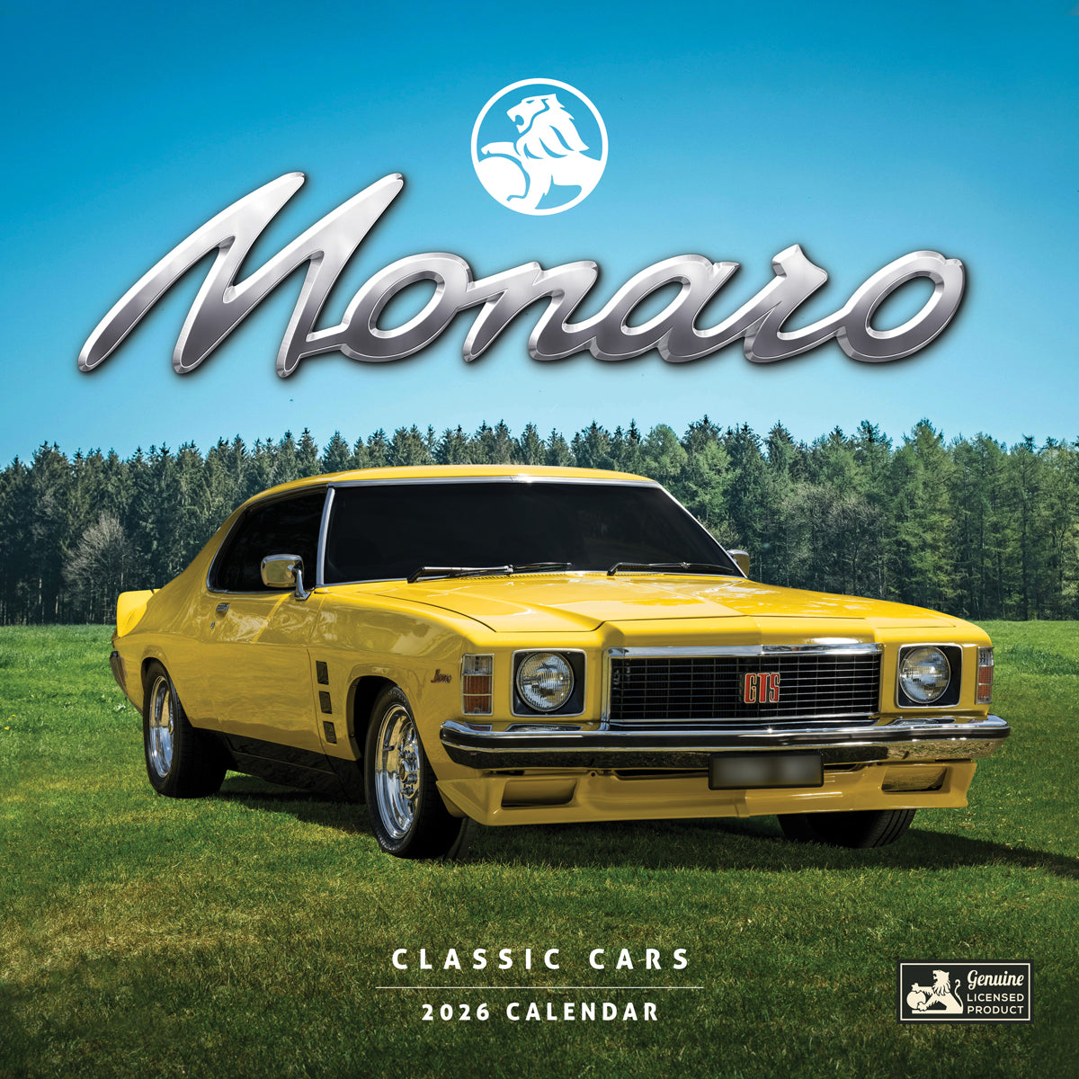 Classic Monaro 2026 Square Calendar