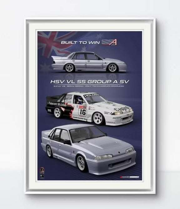 1988 HSV VL SS GRP A SV Unframed Print