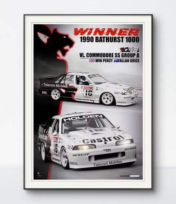 1990 Bathurst Winner Unframed Print