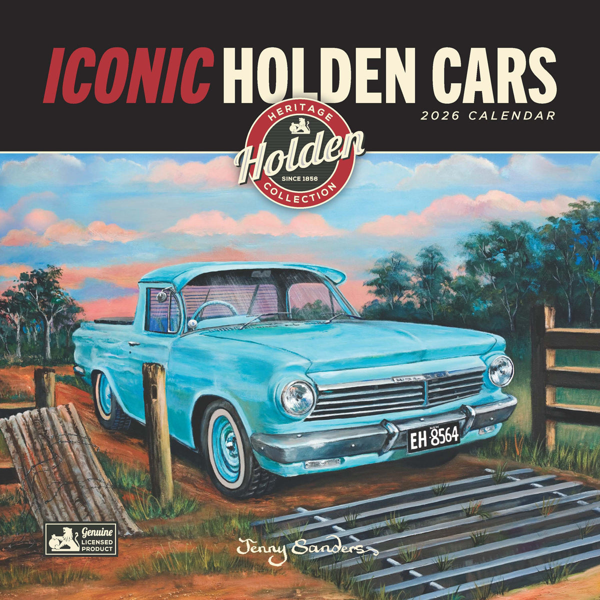 Iconic Holden Cars 2026 Square Calendar