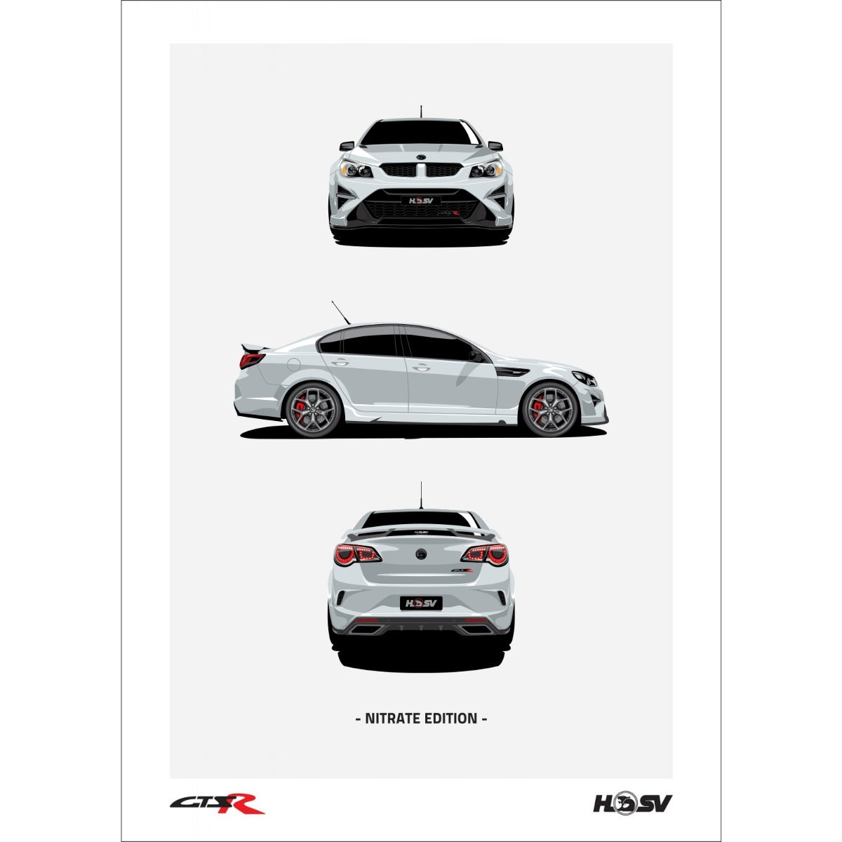 Unframed HSV Car Print