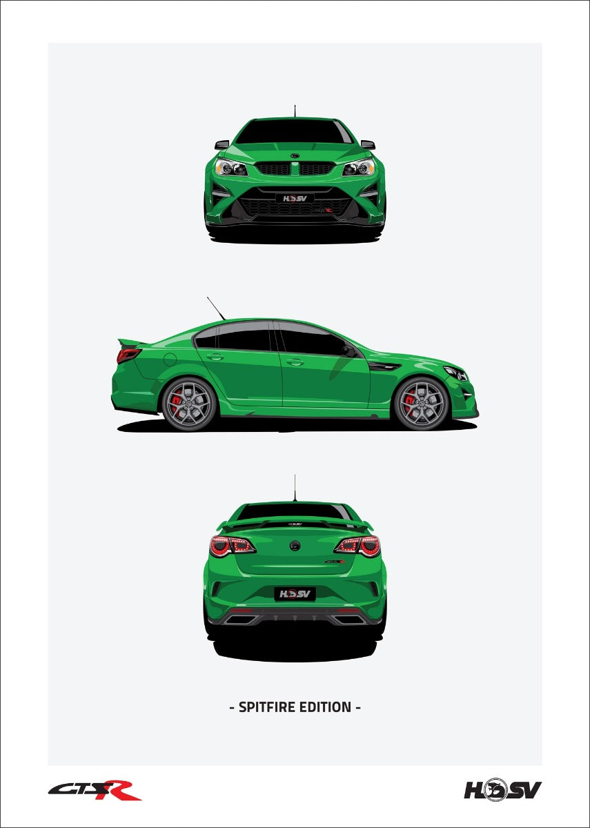 Unframed HSV Car Print
