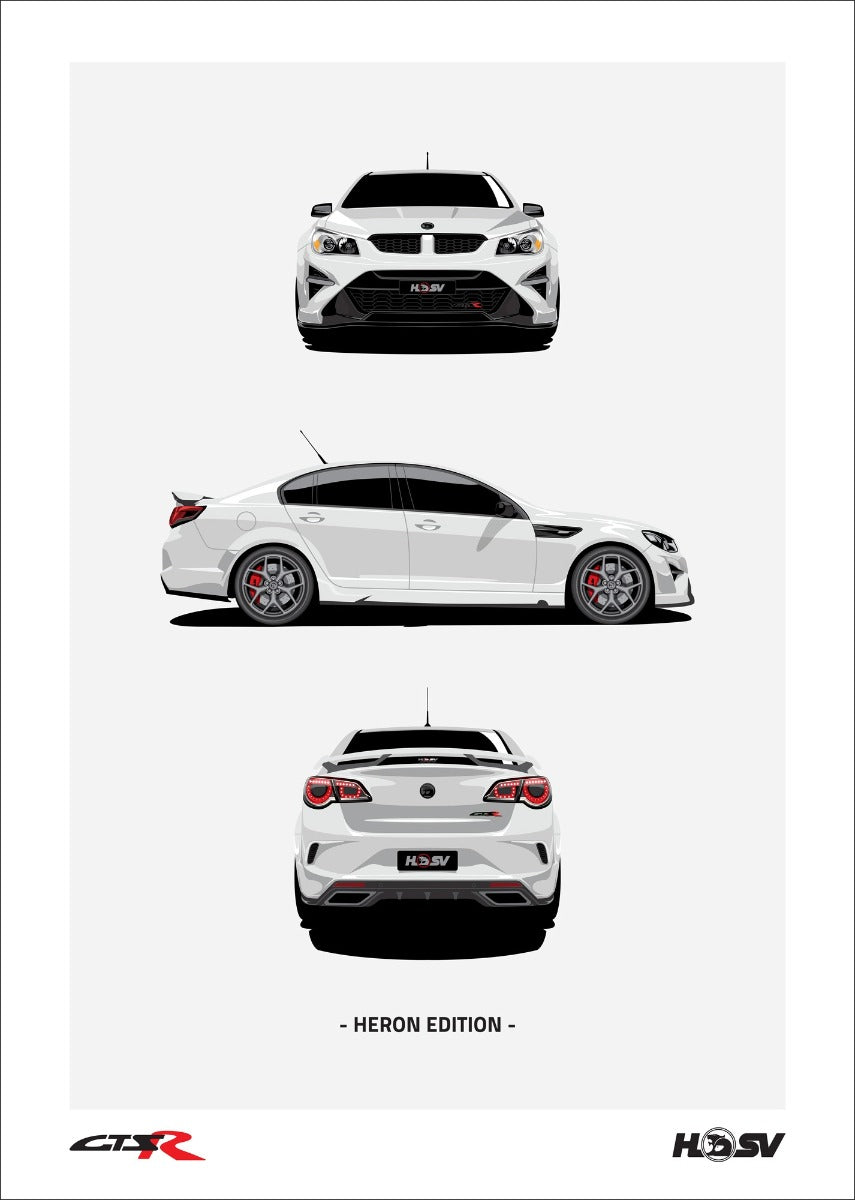 Unframed HSV Car Print