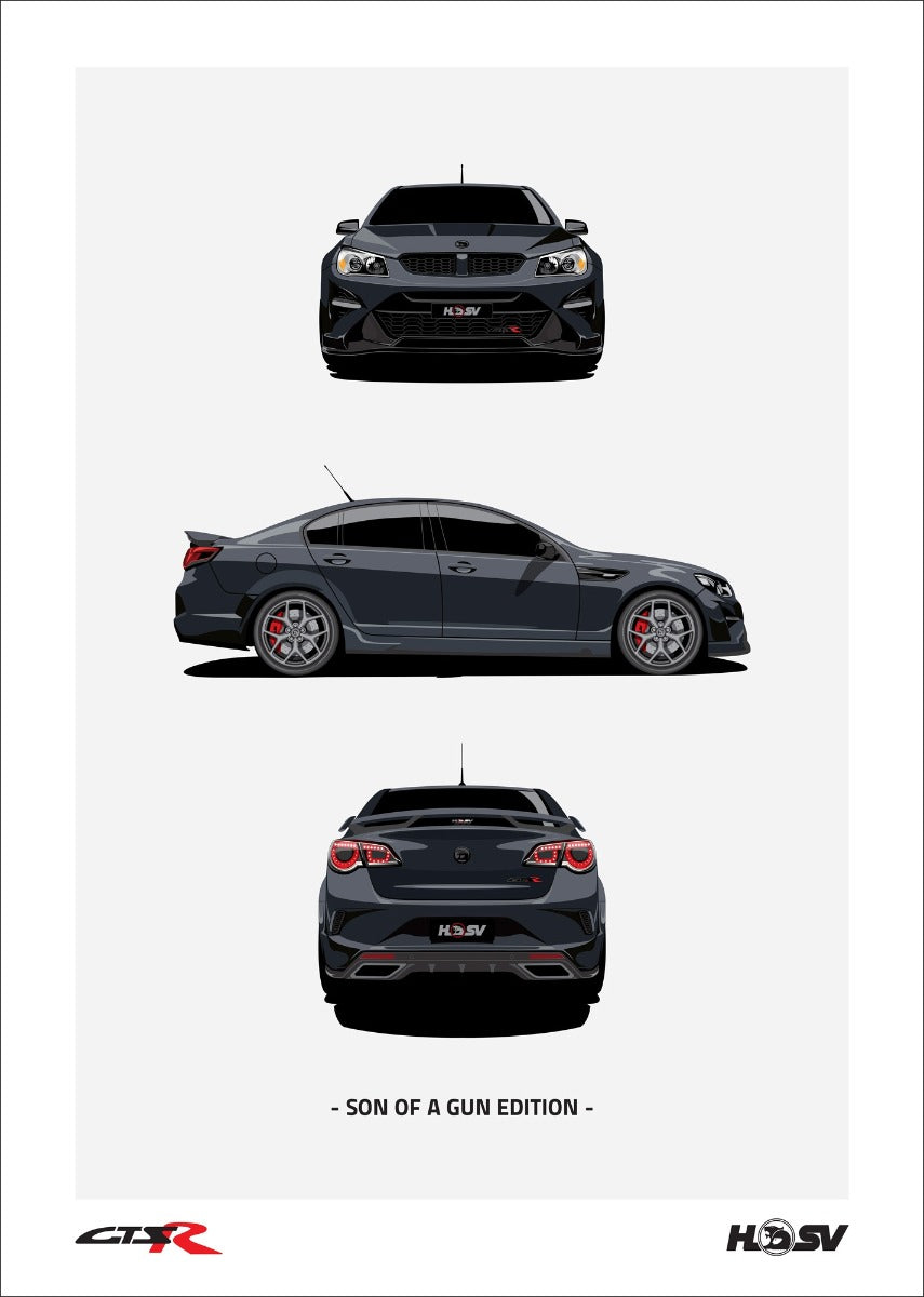 Unframed HSV Car Print