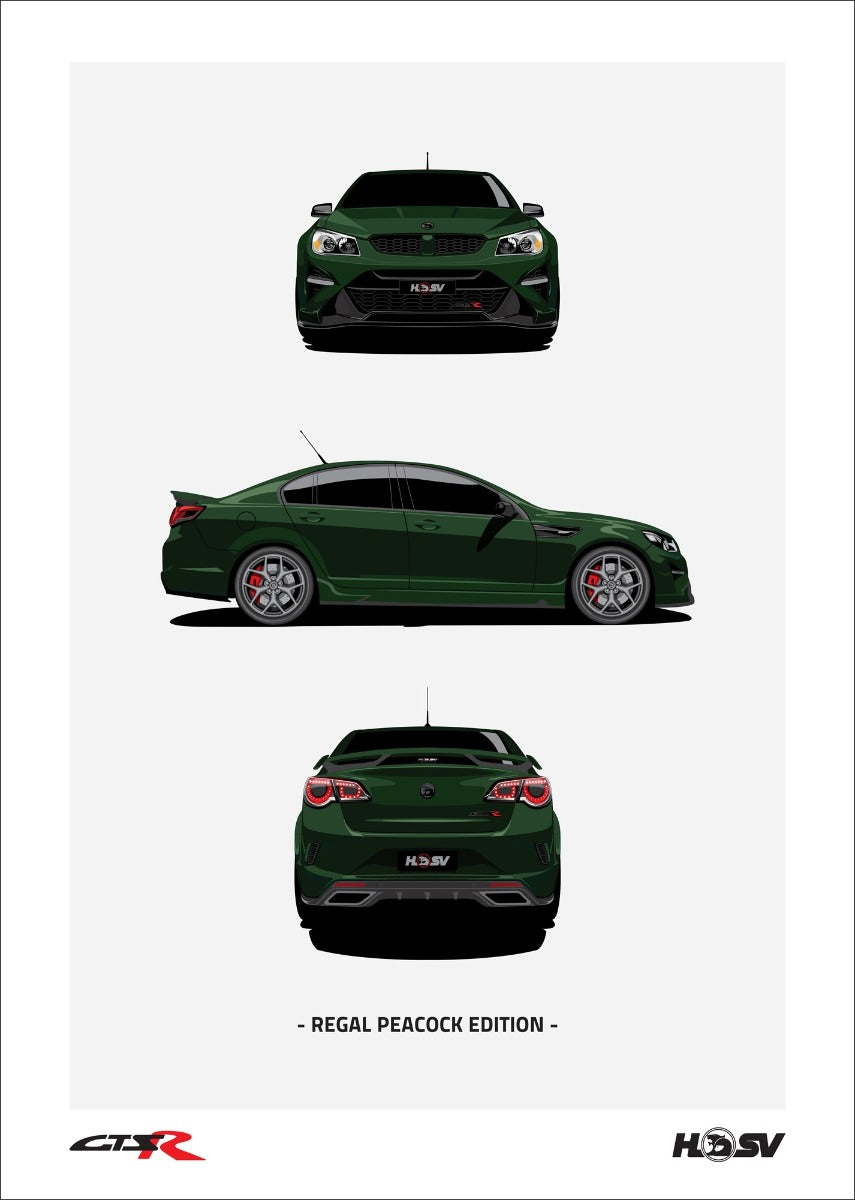 Unframed HSV Car Print