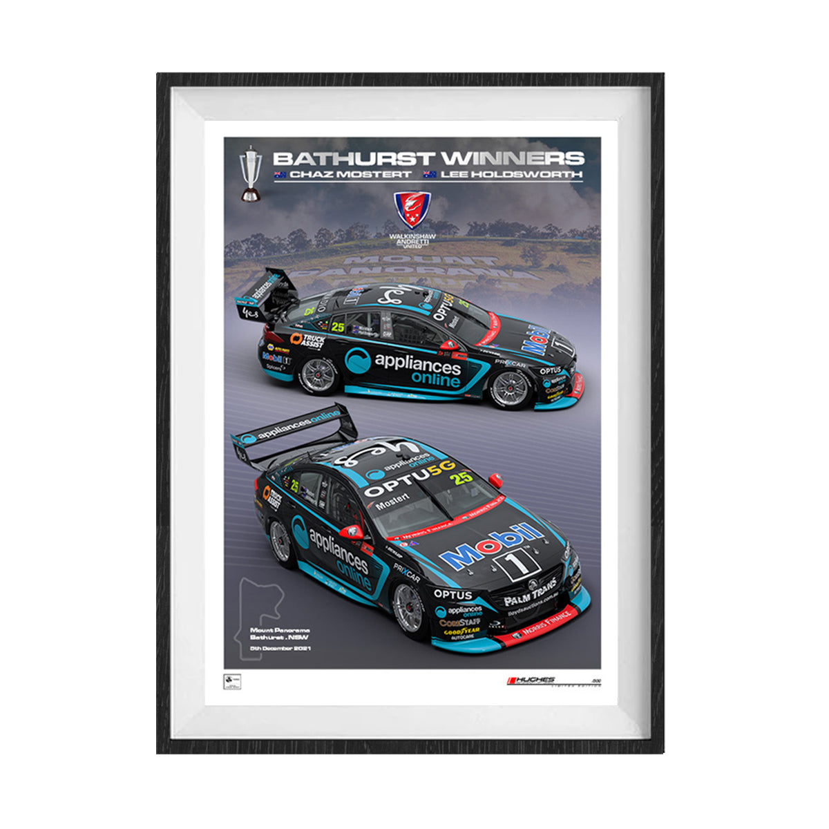 2021 Bathurst Winner Unframed Print