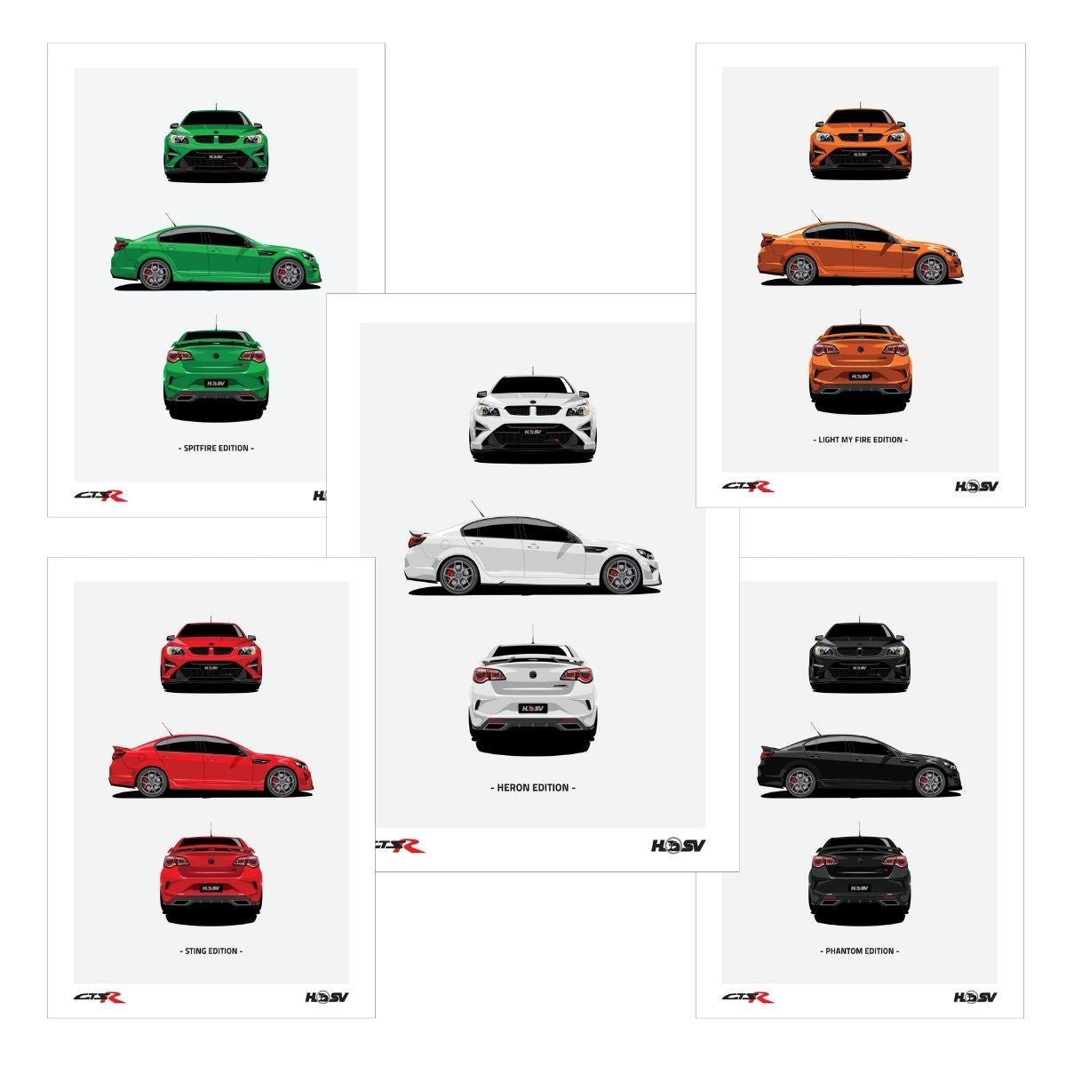 Unframed HSV Car Print