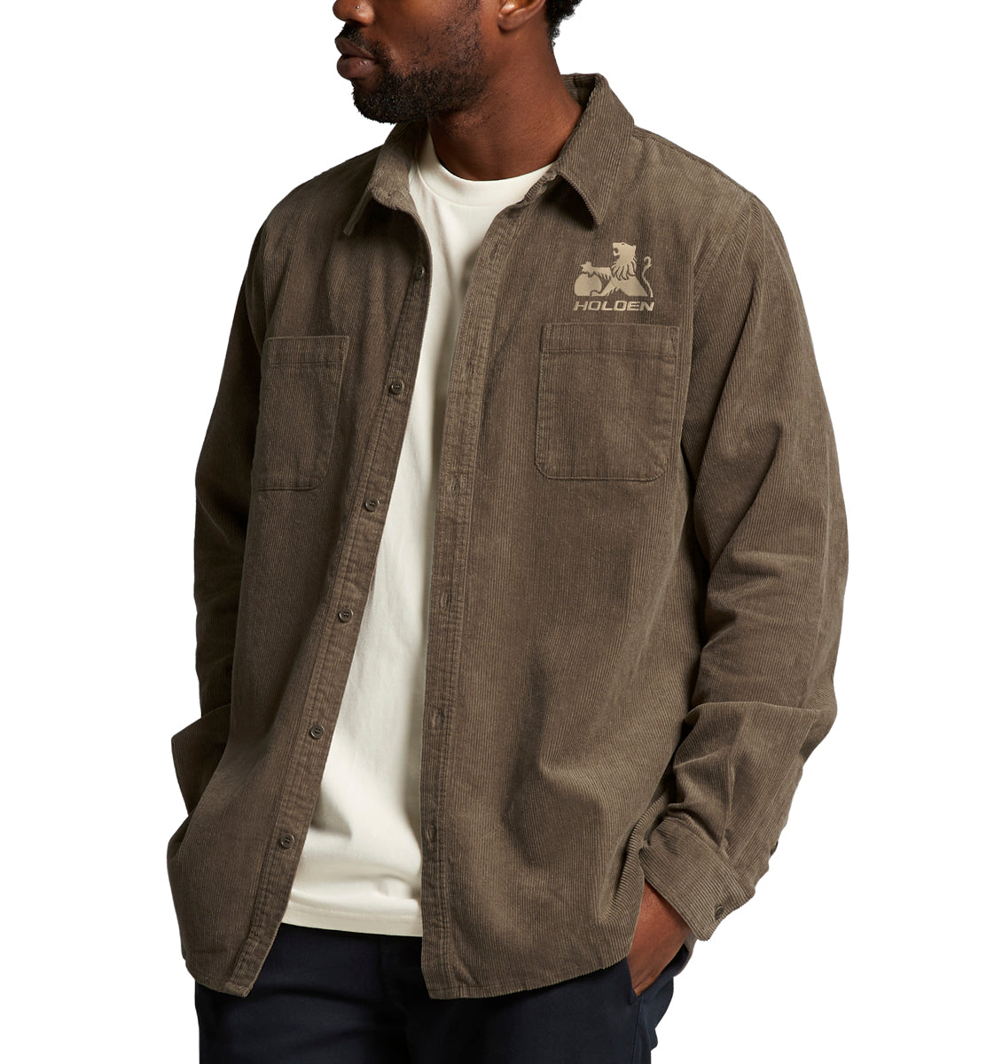 Holden Cord Shirt Men's Walnut