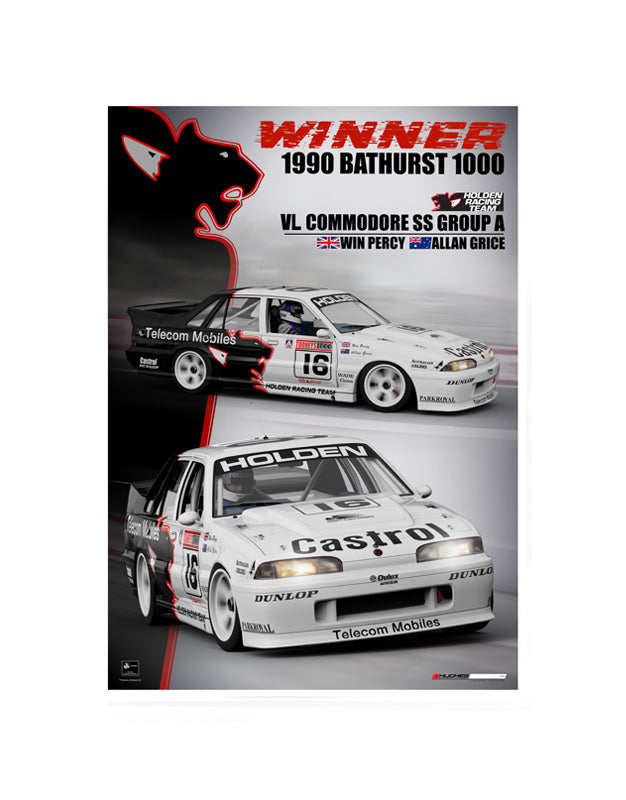 1990 Bathurst Winner Unframed Print