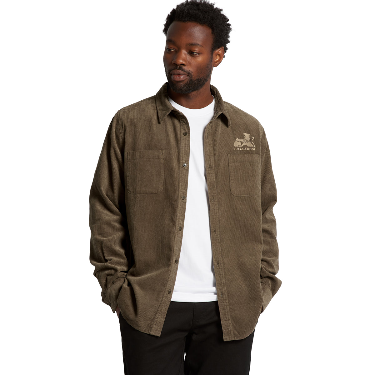 Holden Cord Shirt Men's Walnut