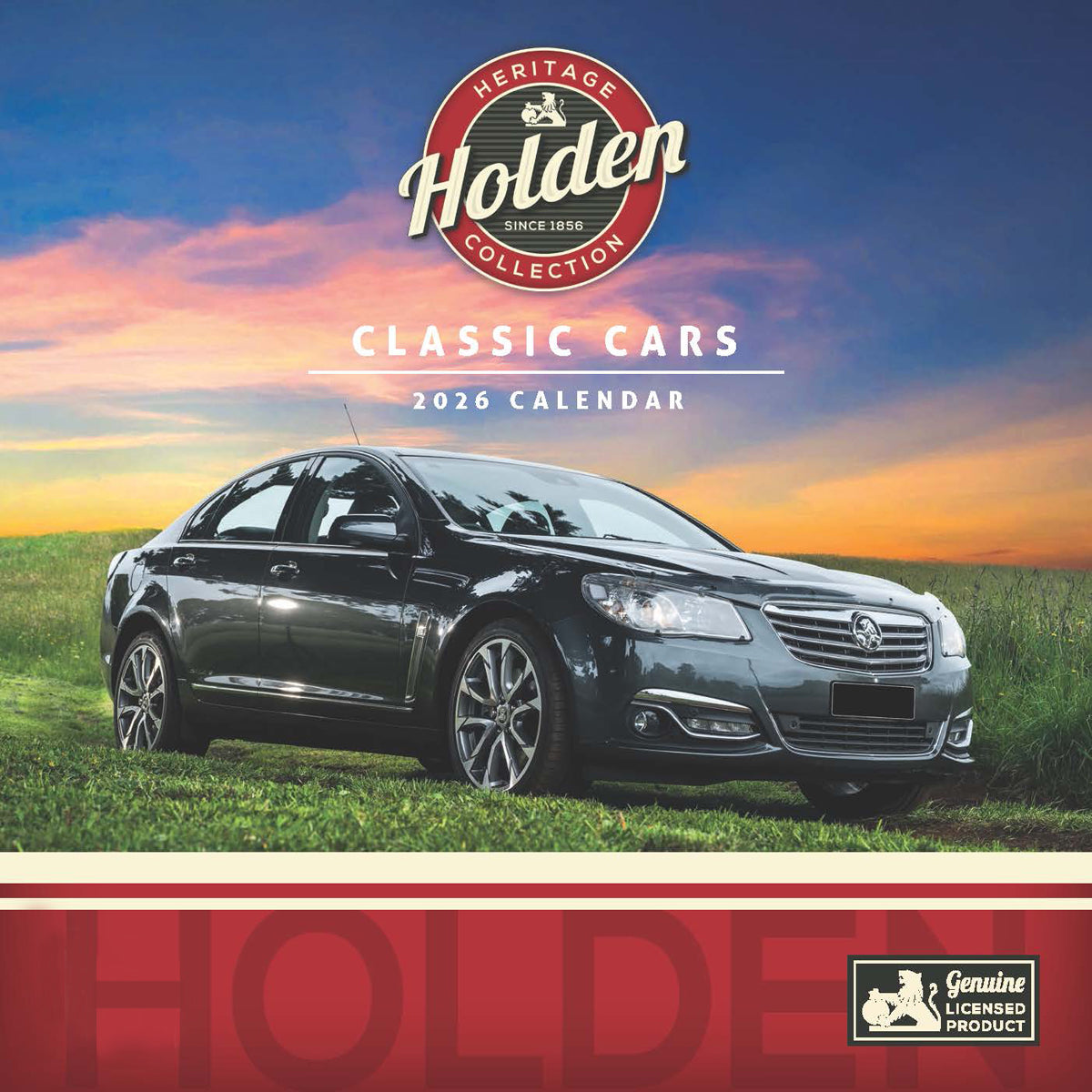Classic Holden Cars 2026 Mini Calendar