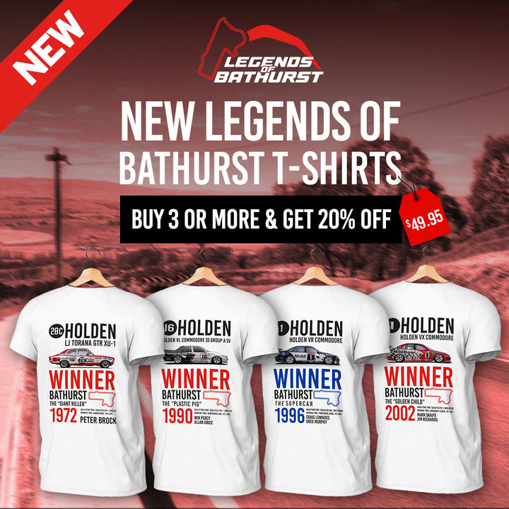 1987 Holden VL Commodore SS Group A: Bathurst Legend Series T-Shirt