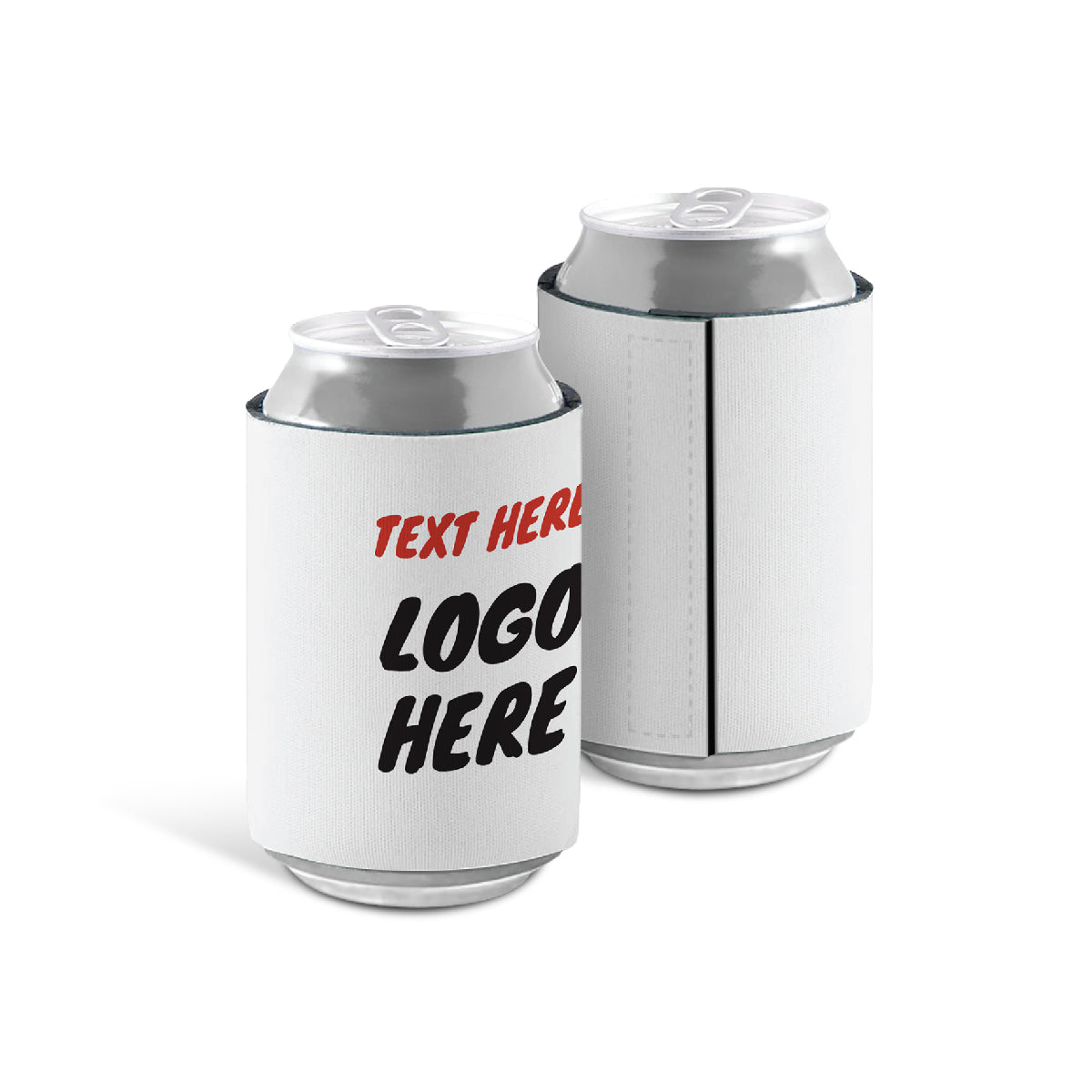 Personalised Can Cooler With Velcro