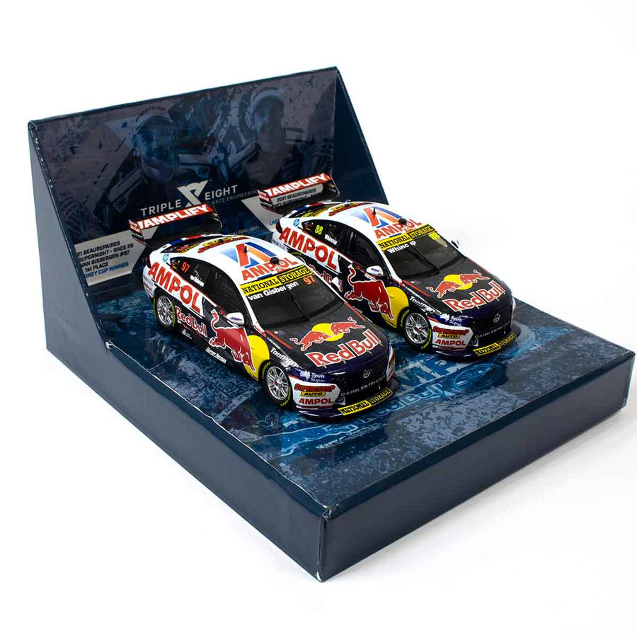 Holden ZB Commodore - Red Bull Ampol Racing - Van Gisbergen/Whincup - 2021 Teams Championship Winner Twin Set