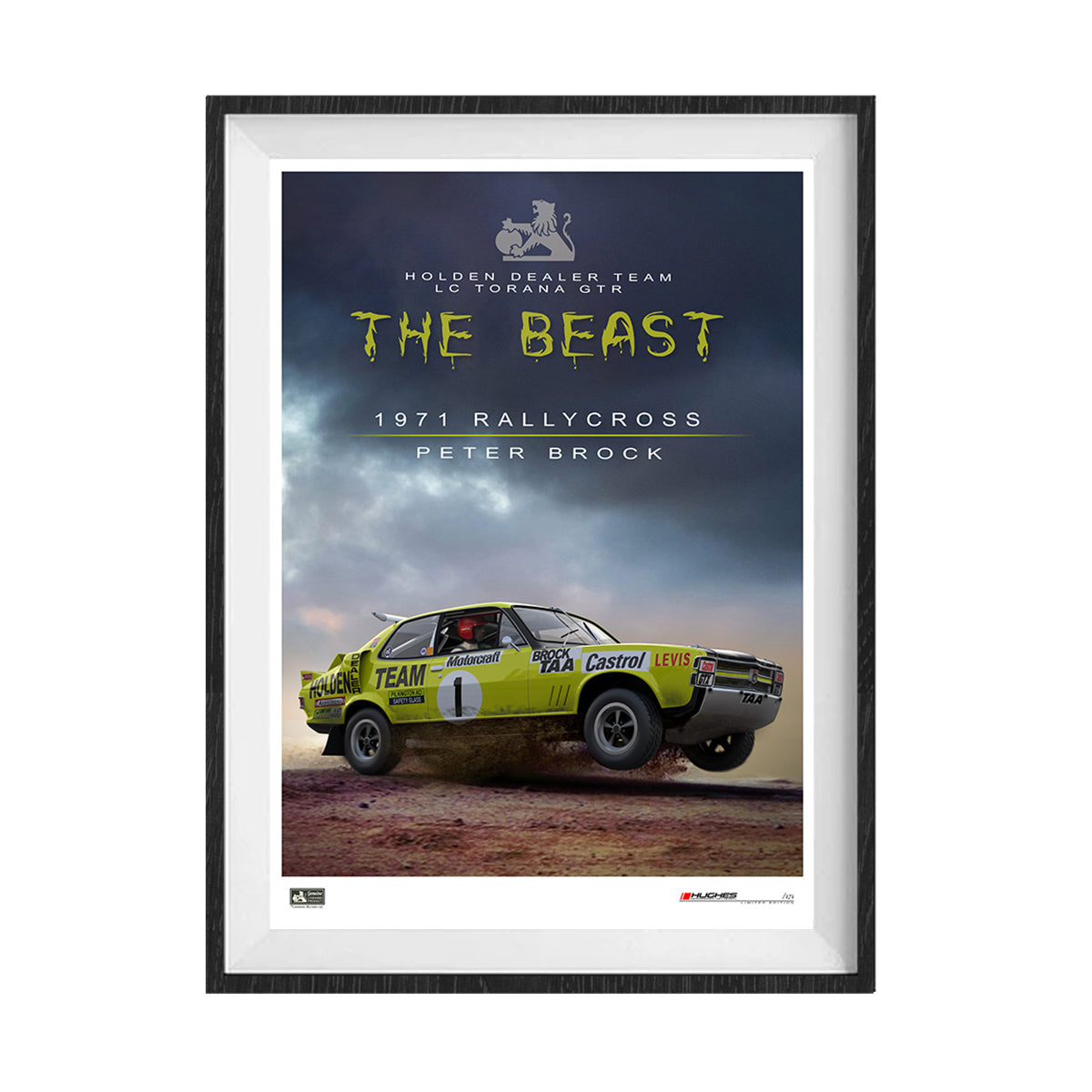 1971 'The Beast' - Peter Brock Unframed Print