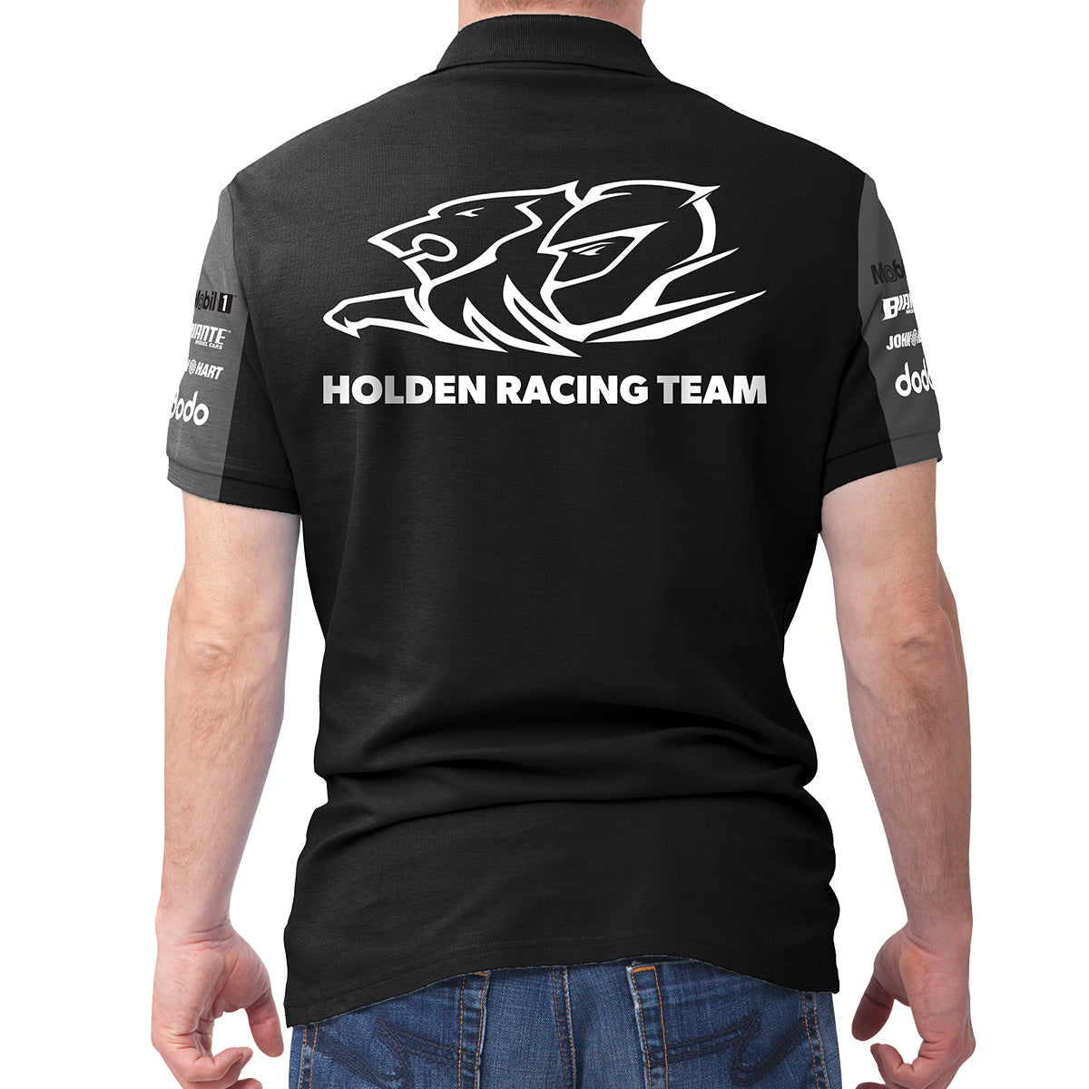 Holden Racing Team Retro Polo Black