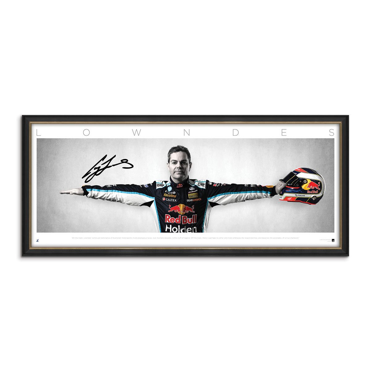 Craig Lowndes Signed 'Wings'
