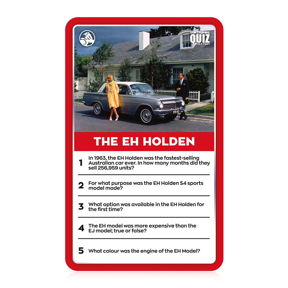 Holden Top Trumps Quiz